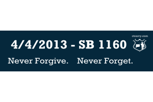 4/4/2013 - SB 1160 - Never Forgive. Never Forget.